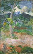 Paul Gauguin Landscape with a Horse oil on canvas